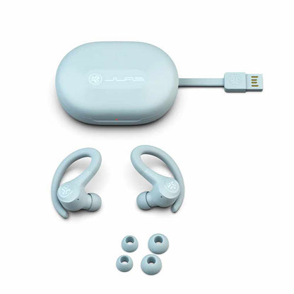 Écouteurs sans fil Go Air Sport True Wireless Bleu Clair