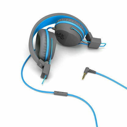 JLab Audio - JBuddies Studio Over Ear Écouteurs Pliant Enfants Bleu/Gris