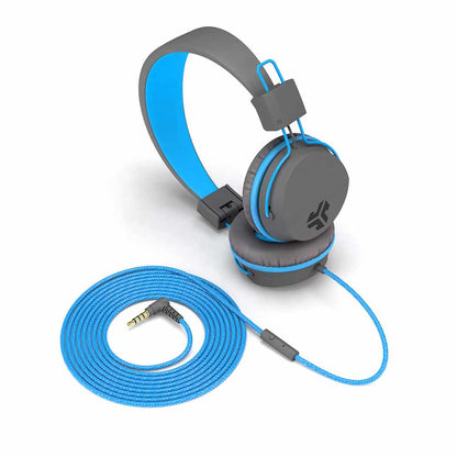 JLab Audio - JBuddies Studio Over Ear Écouteurs Pliant Enfants Bleu/Gris