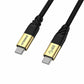 Otterbox - Câble de Charge/Sync USB-C vers USB-C 3.2 Gen 1 6ft Noir