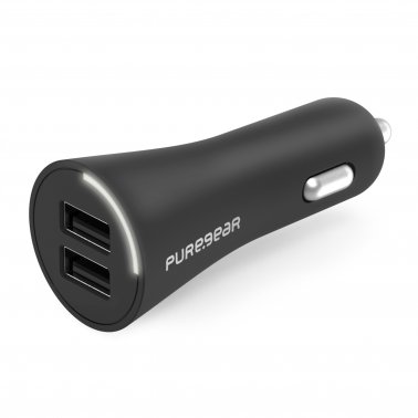 PUREGEAR - CHARGEUR VOITURE 24W USB DOUBLE