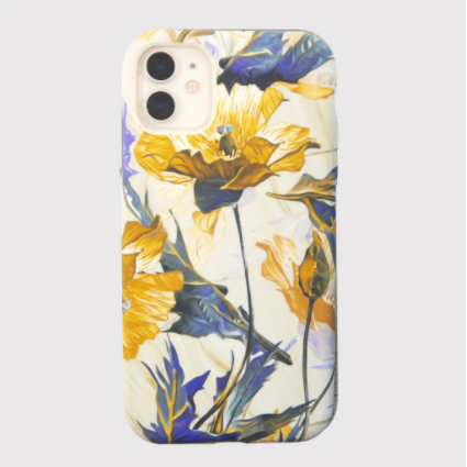 Uunique - Étui de protection Eco-Friendly motif floral pour iPhone 11/XR